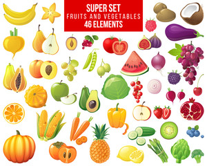 fruits, vegetables and berries super set