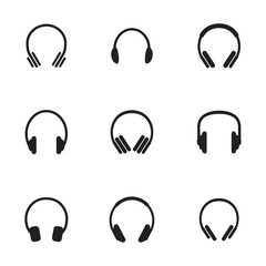 Headphones icons