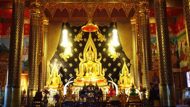 Phra Buddha Chinnarat model at Wat Neramit Vipassana, Dansai, Loei, Thailand