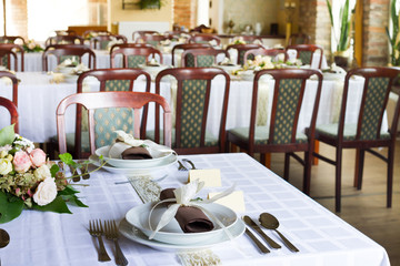 wedding table set