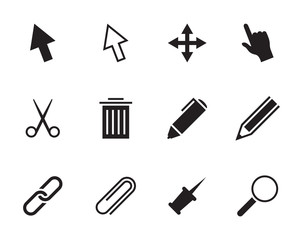 Select, modify icons