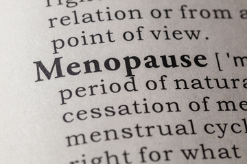 Dictionary definition of menopause