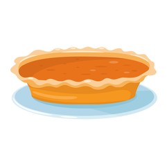 Cake isolated vector