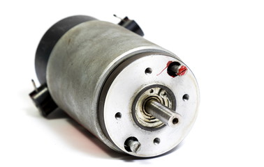 Dirty parts of the old electric motor