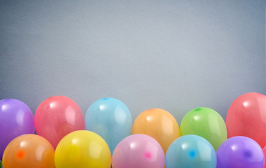 Colorful festive balloons