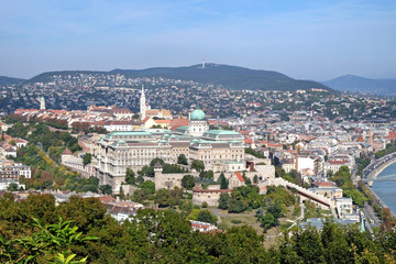 Buda Castle palace complex of the Hungarian kings in Budapest