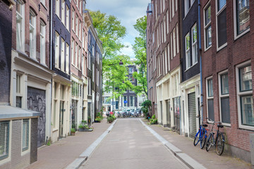 Fototapeta na wymiar Street of Amsterdam