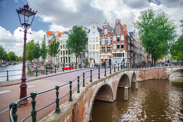 Obraz premium Canal in Amsterdam