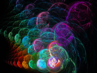 Abstract fractal background