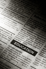 Obraz premium Education Ad