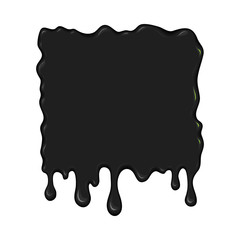 Vector blob of ink or oil.