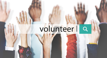 Volunteer Charity Donation Giving Concept