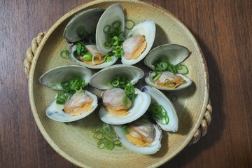 蛤の酒蒸し