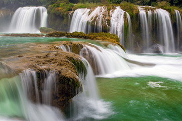 Bangioc waterfall in Caobang, Vietnam