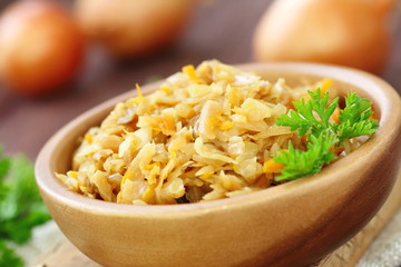 Stewed (braised) cabbage