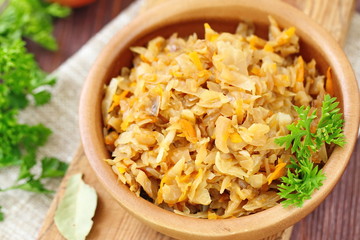 Stewed (braised) cabbage