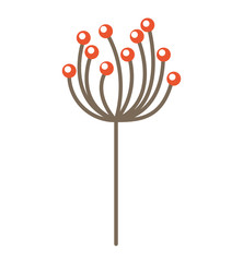 flower plant decoration isolated icon vector illustration design