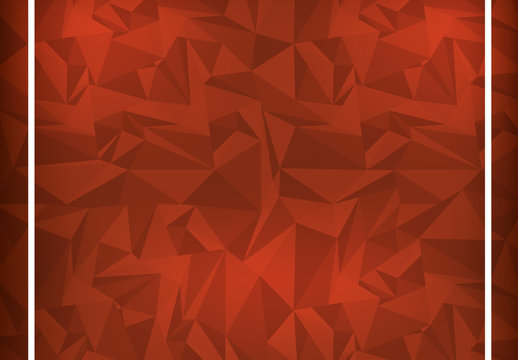 Red Polygonal Illustration