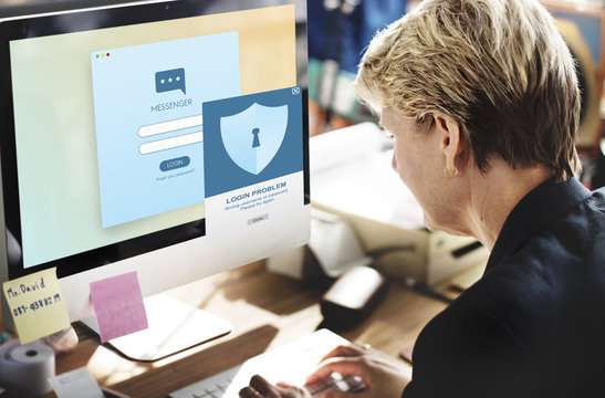 Security Register Account Apply Concept