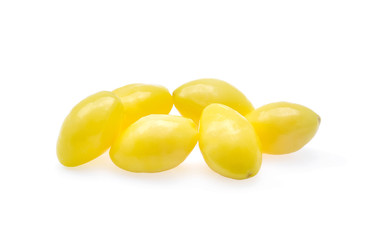 Ginkgo nuts isolated on white background