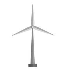 windmill ecology energy icon vector illustration design