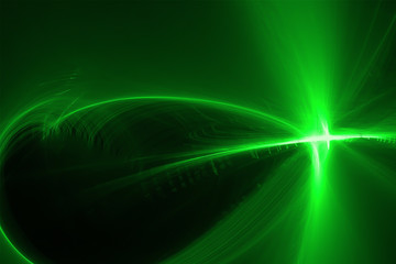 set 7 green glow energy wave © Metallic Citizen