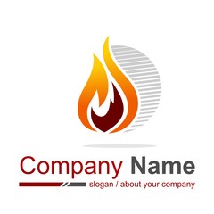 fire vector logo