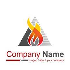 fire vector logo