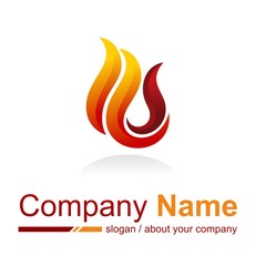 fire vector logo