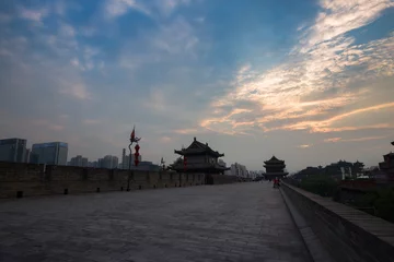 Wandcirkels aluminium China Xi'an City Wall © 孤飞的鹤