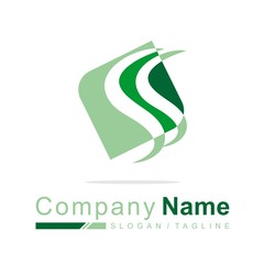 Obraz premium square vector logo