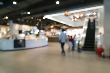 Abstract blur beautiful luxury shopping mall and retails store i