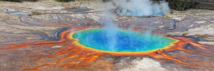 Yellowstone National Park - Grand Prismatic Spring