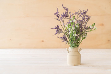 statice and caspia flowers