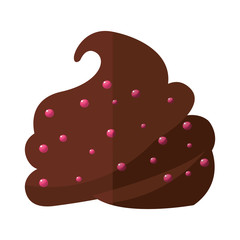 sweet delicious cream icon vector illustration design