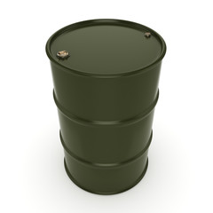 3D rendering khaki barrel