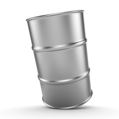 3D rendering aluminum barrel