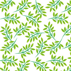 leafs plant decoration isolated icon vector illustration design