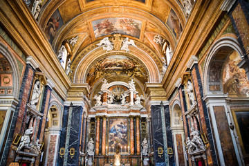 Obraz premium L'église Chiesa di Gesù e Maria à Rome