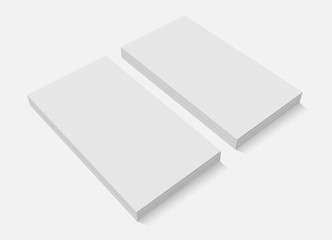 Blank business cards mock-up for promotion of CI
