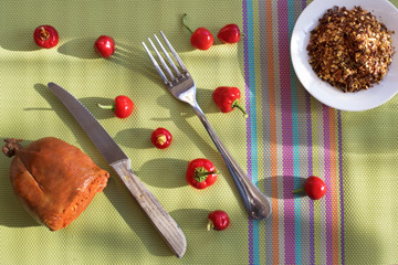 calabrese nduja and hot peppers