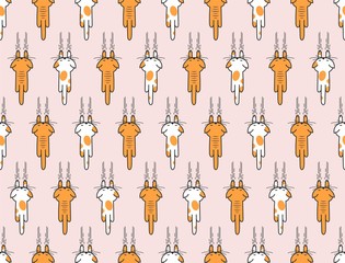 Cat scratch seamless vector pattern