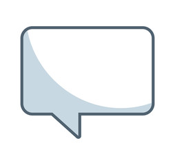 Naklejka premium speech bubble message line icon vector illustration design