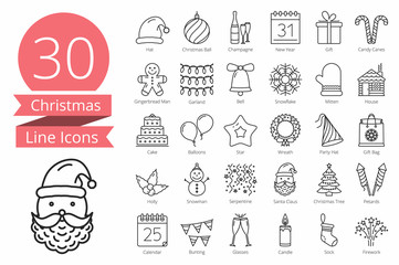 30 Christmas Icons