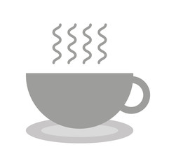 coffee cup flat icon vector illustration design