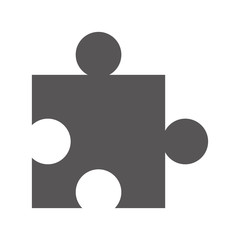 puzzle piece game line icon vector illustration design