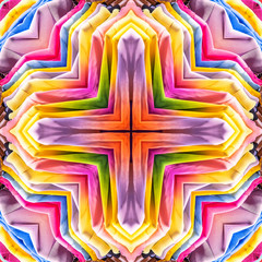 Abstract kaleidoscope or endless pattern.