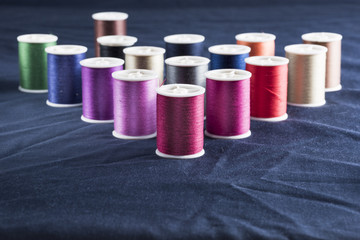 basted dress tailored.sewing threads