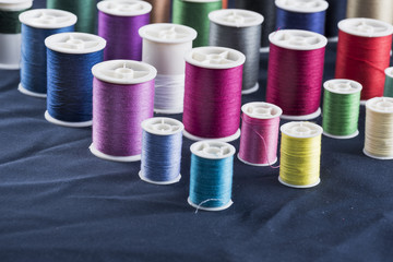 basted dress tailored.sewing threads