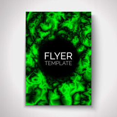 Abstract flyer design. Vector graphic template for poster, cover, brochure.